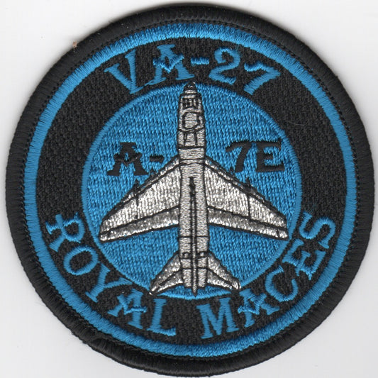 VA-27 A-7E 'Bullet' Patch (Repro/Blue)