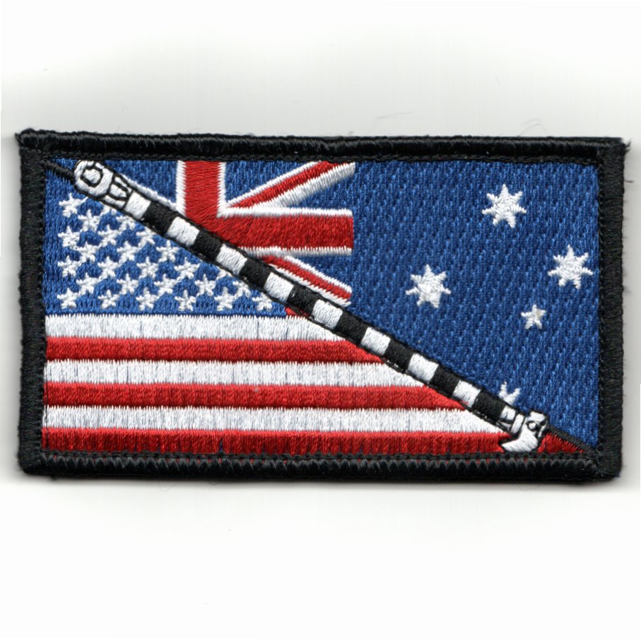 VAQ-129 'USA/Australian' CQ Det Flag
