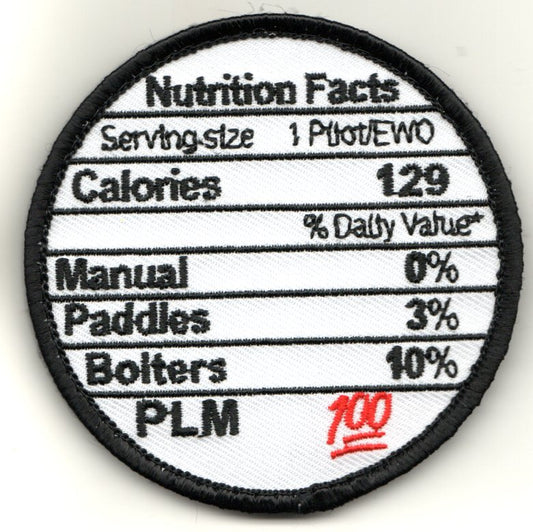 VAQ-129 'NUTRITION' Bullet (White/Round)