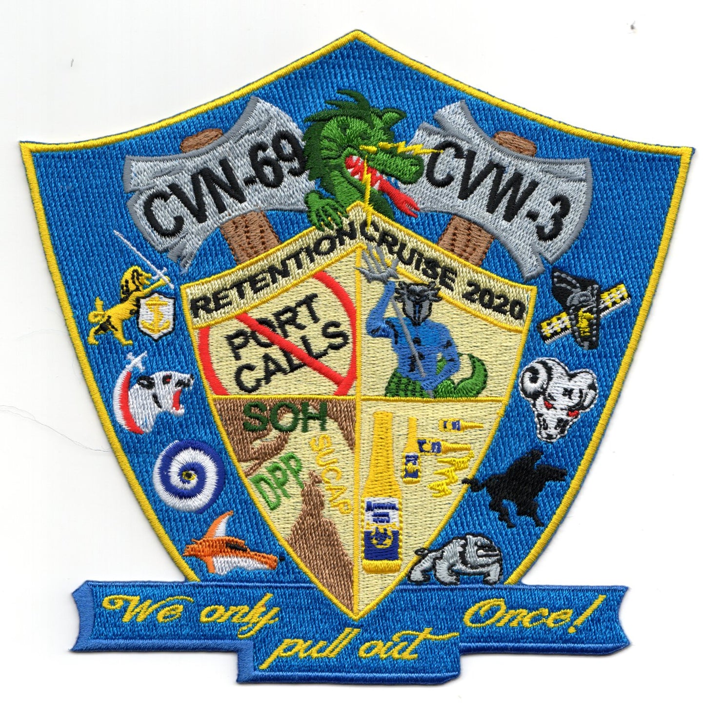 VAQ-130 2020 'RETENTION Cruise' Backpatch