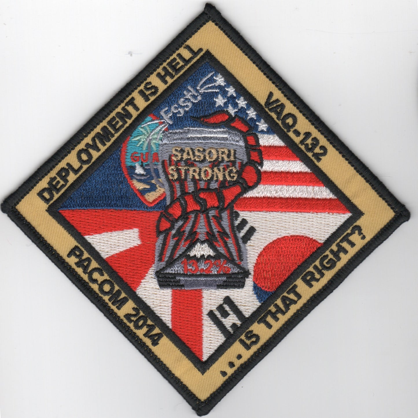 VAQ-132 2014 PACOM 'SASORI' Cruise Patch (Large)