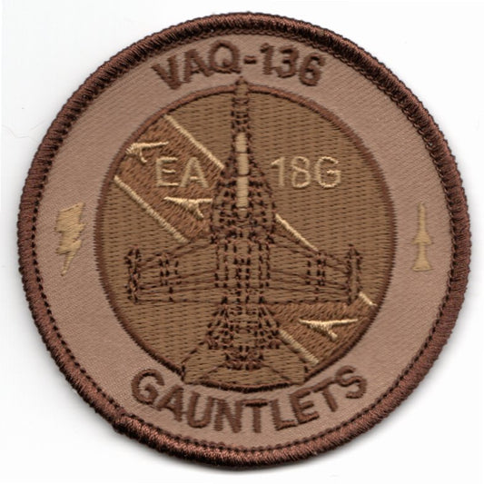 VAQ-136 EA-18G Bullet Patch (Des/'G' at Bottom)