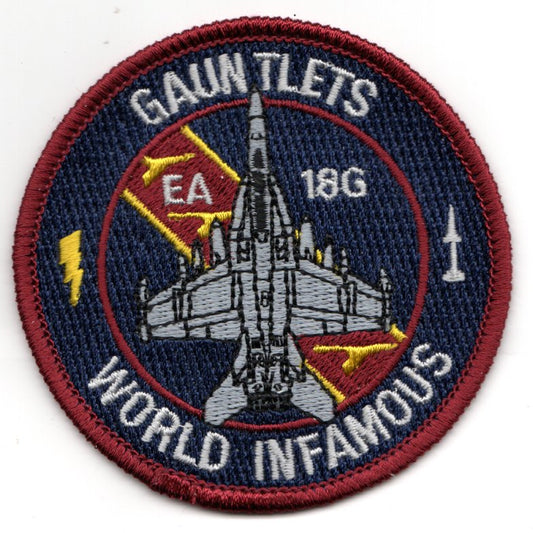 VAQ-136 EA-18G 'WI' Bullet Patch (Dk Blue/'G' at Top)