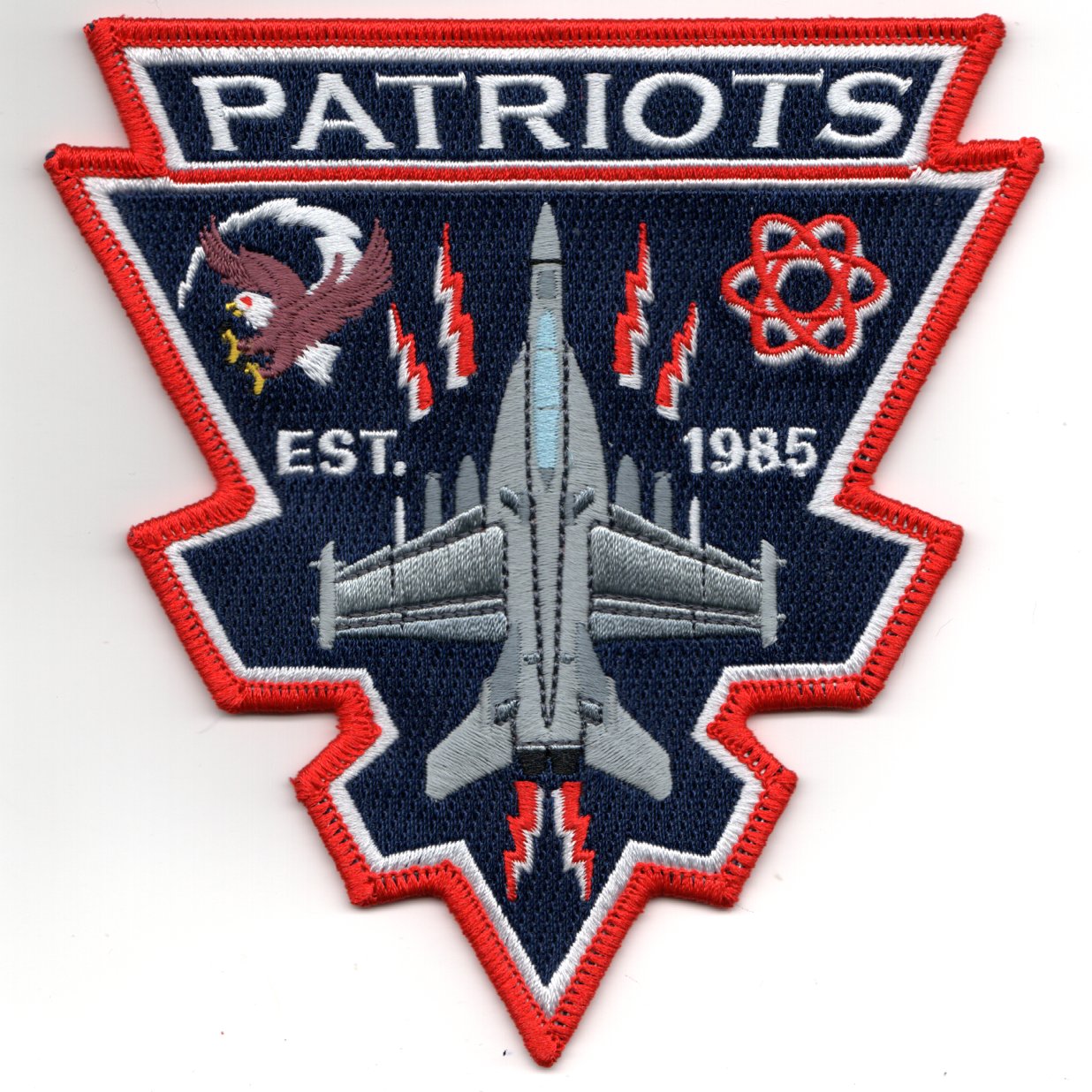 VAQ-140 EA-18G Planform 'EYES' Triangle (Red/Blue)