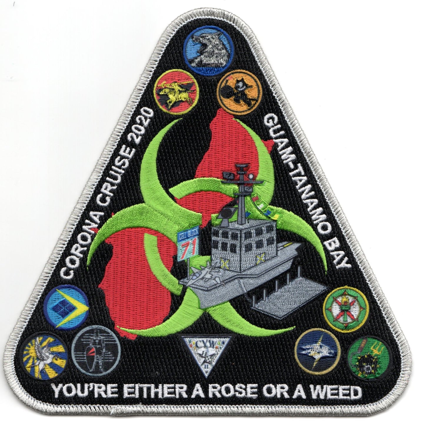 VAQ-142 2020 'GUAM-TANAMO' Backpatch (Green Bio)