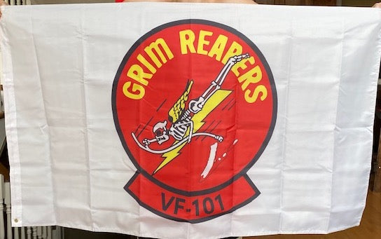 VF-101 Flag (3' x 5'/White)