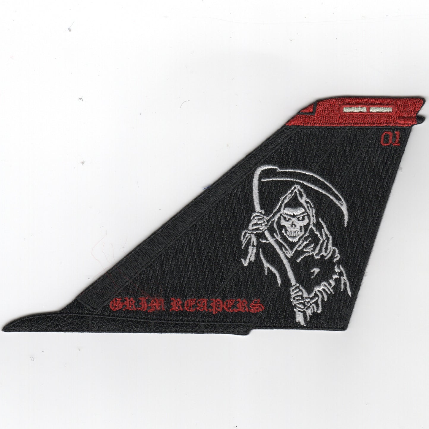 VF-101 F-14 Tail (Black/White-Moe/No Text)