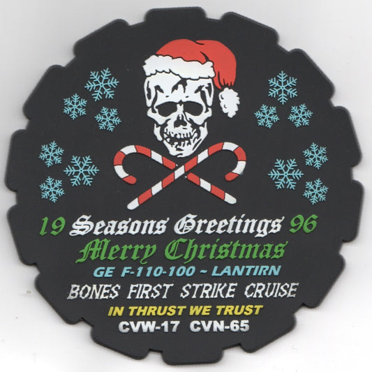 VF-103 1996 Christmas Cruise Patch (PVC/Round)
