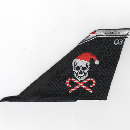 VF-103 F-14 Tailfin (No Text/Blk/Christmas)