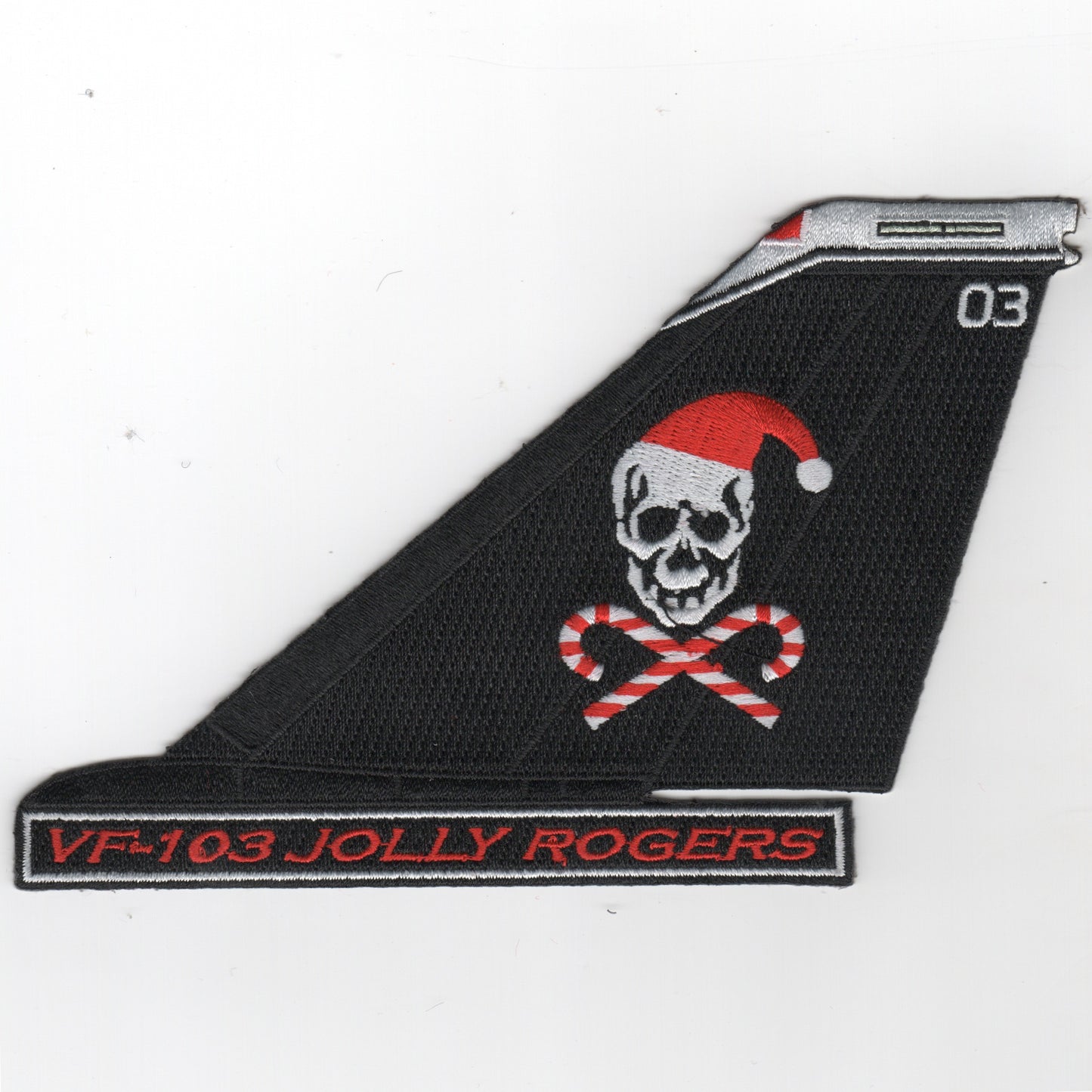 VF-103 F-14 Tailfin (Text/Blk/Christmas)