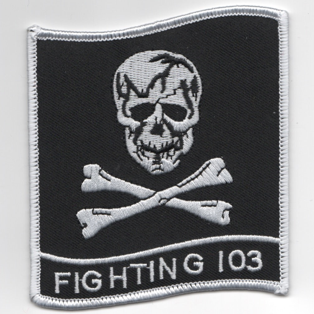 VF-103 Squadron Patch (Black/4-in)