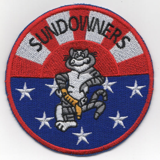 VF-111 "Sunset" Patch (Round/'R-W' Rays)