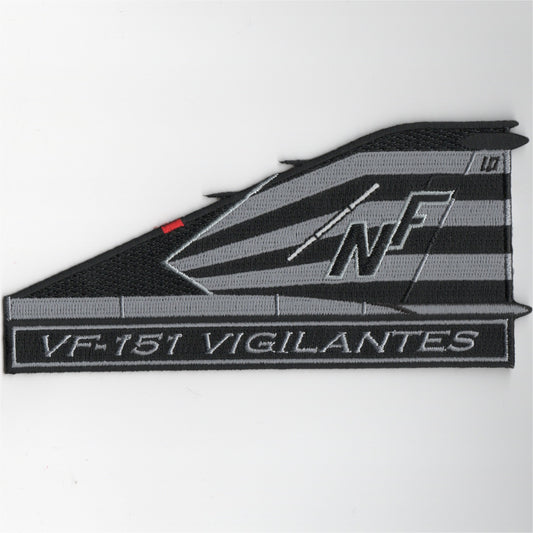 VF-151 F-4 TAILFIN Patch (Blk/Gray)