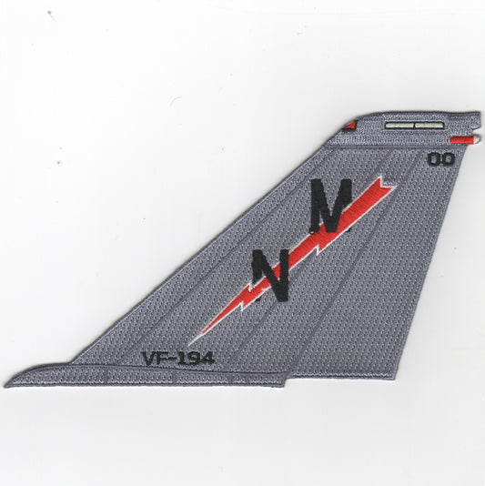 VF-194 F-14 Tailfin (No Text/Red Lightning)