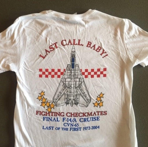 VF-211 'LAST CALL' T-shirt (White)