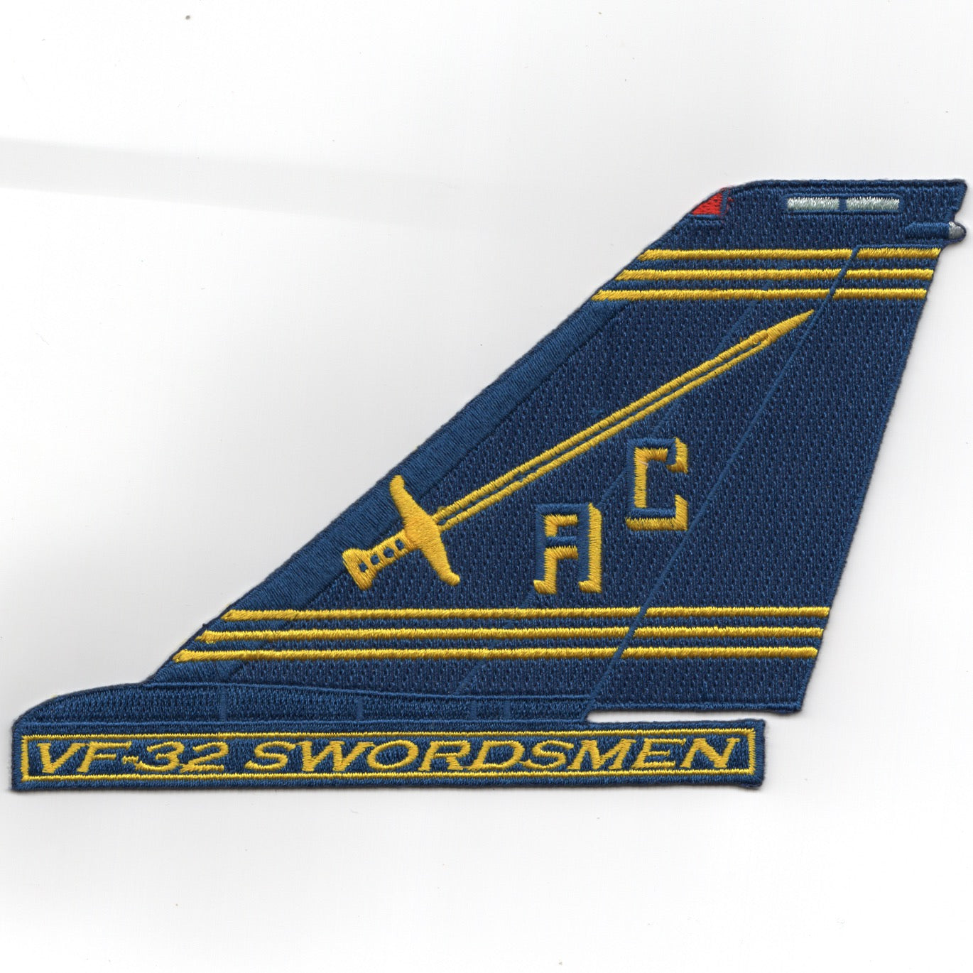 VF-32 F-14 Tomcat Tail Fin (Dk Blue/Text)