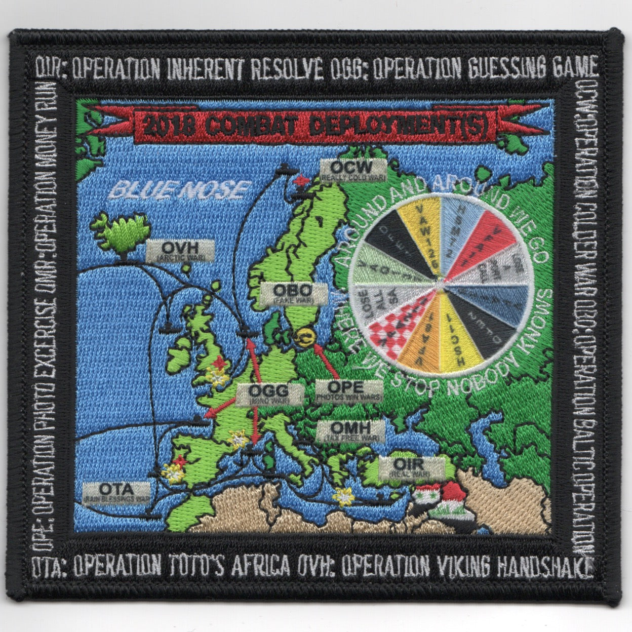 VAQ-137 2018 'Deployment Wheel' Cruise Patch