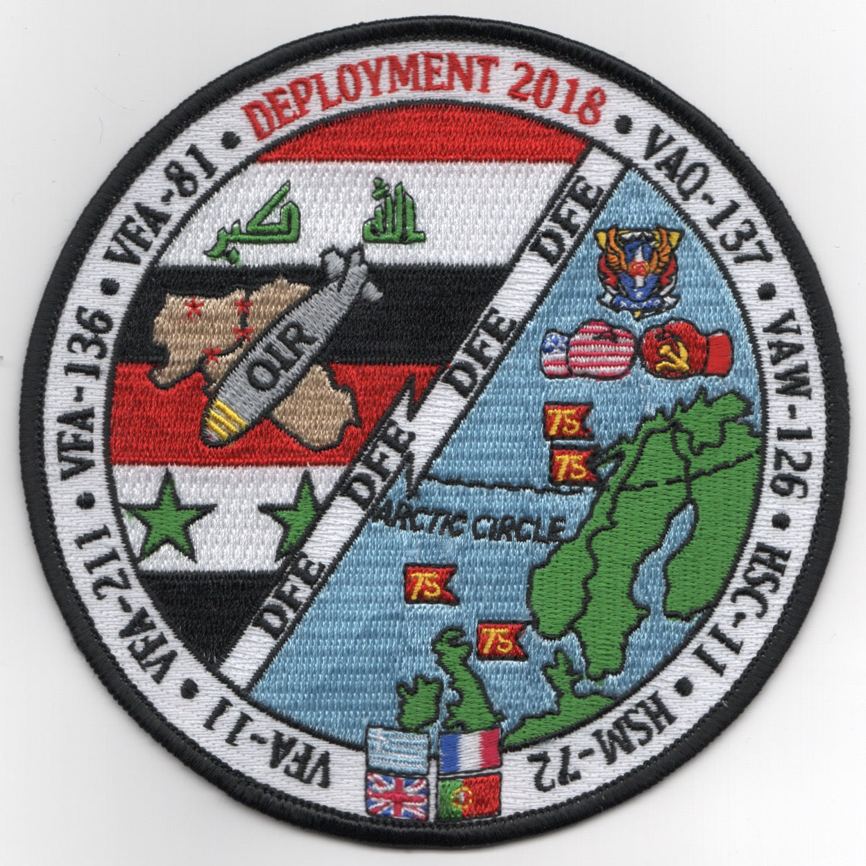 VFA-81 2018 'DFE-DFE' Cruise Patch